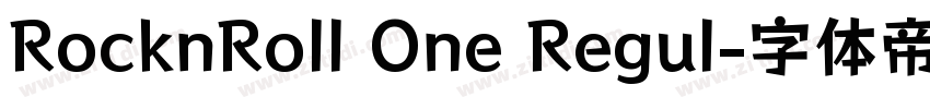 RocknRoll One Regul字体转换